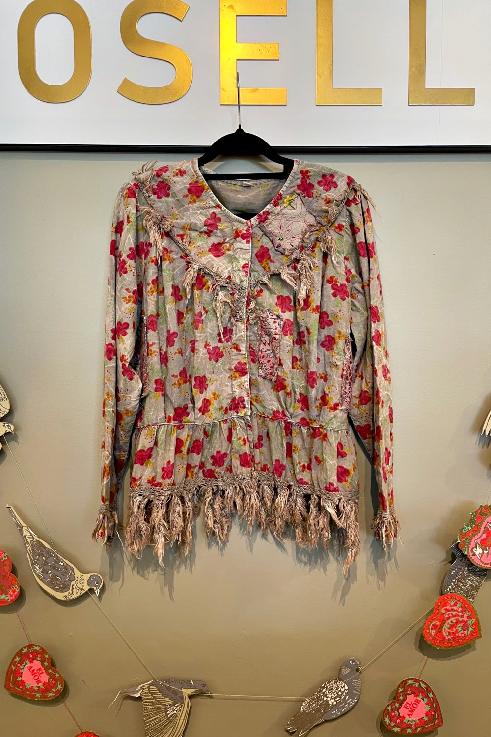 RAISED BY WOLVES ROSEBUD BLOUSE