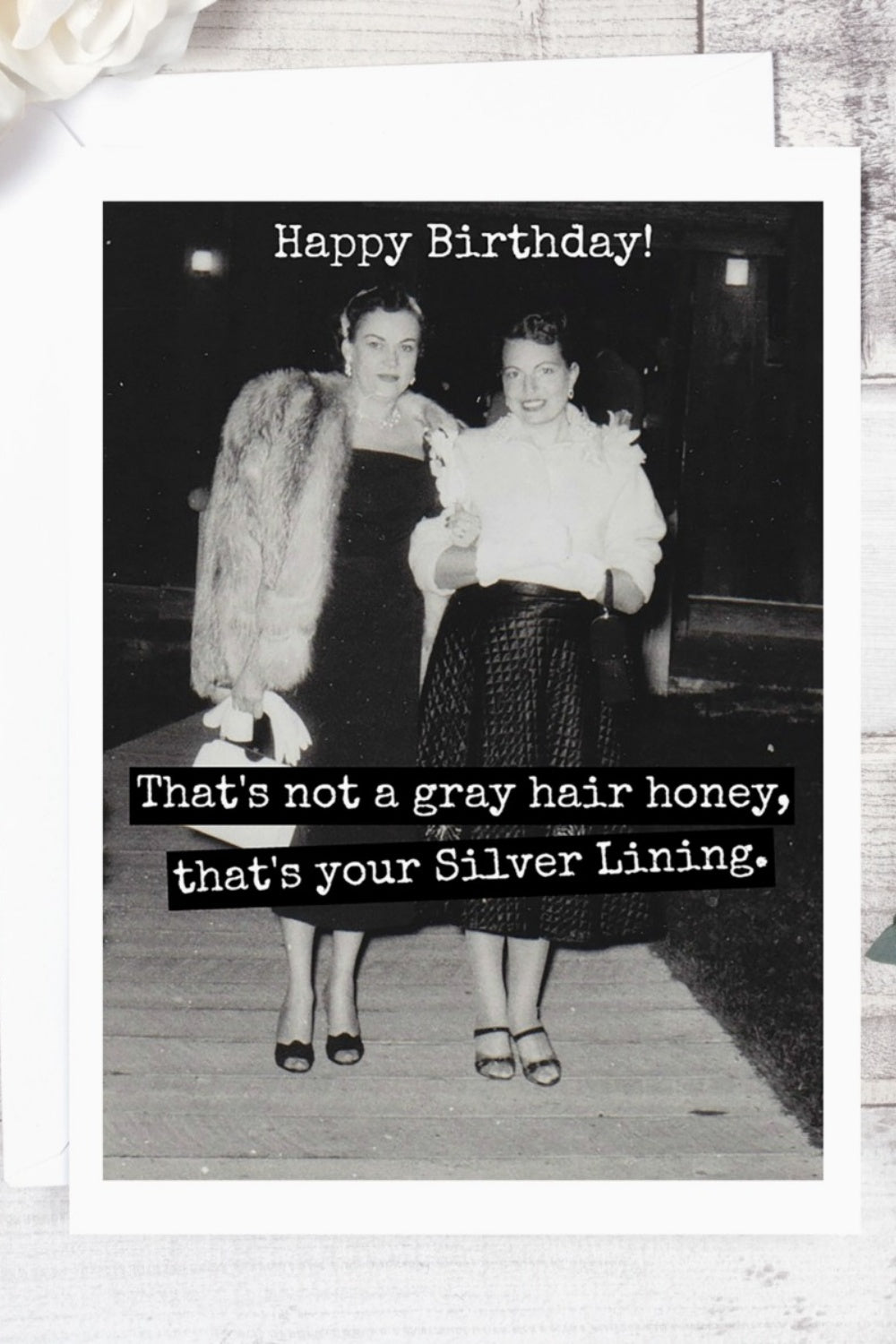 SILVER LINING GREETING CARD