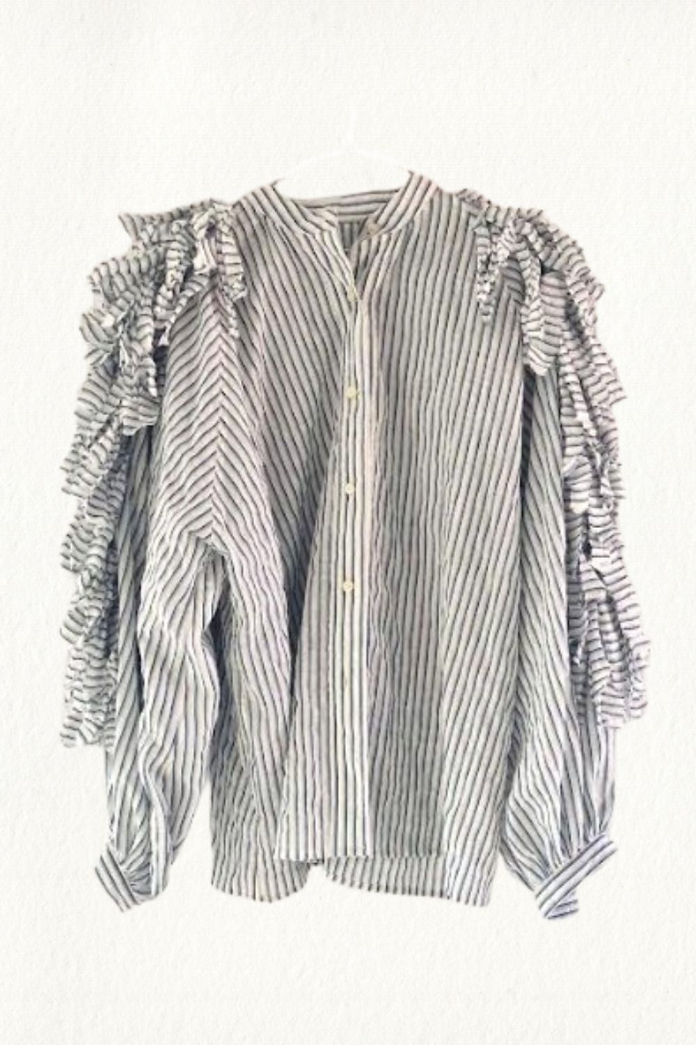 CLARAMONTE BIRDS SHIRT STRIPE