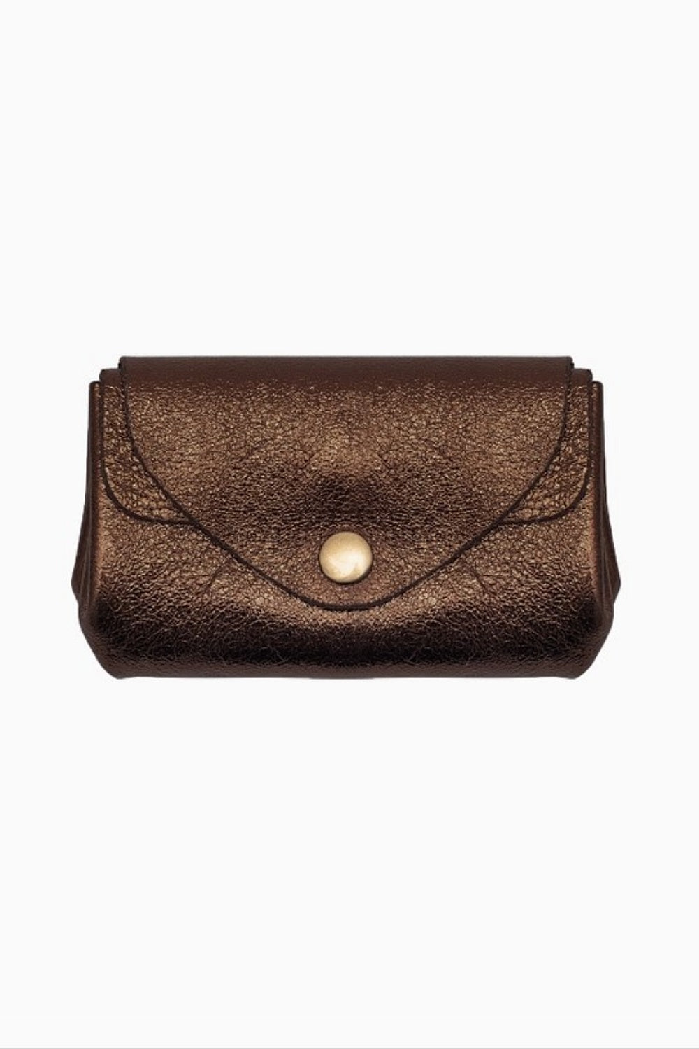 ACORN PETITE LEATHER POUCH CHOCOLATE