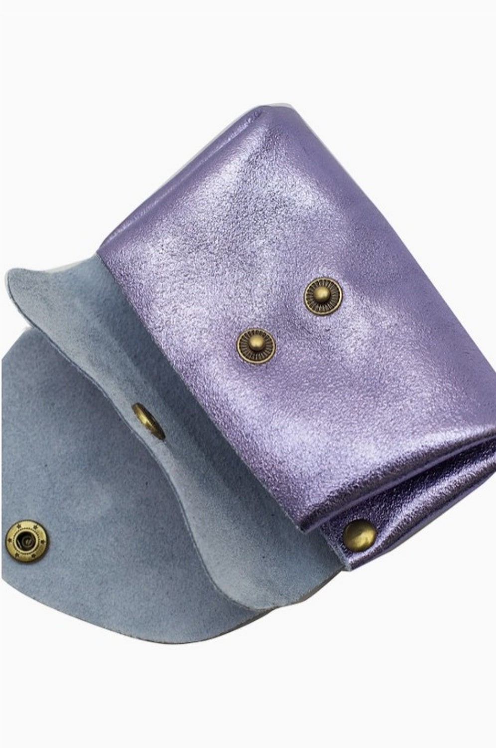 ACORN PETITE LEATHER POUCH NAVY