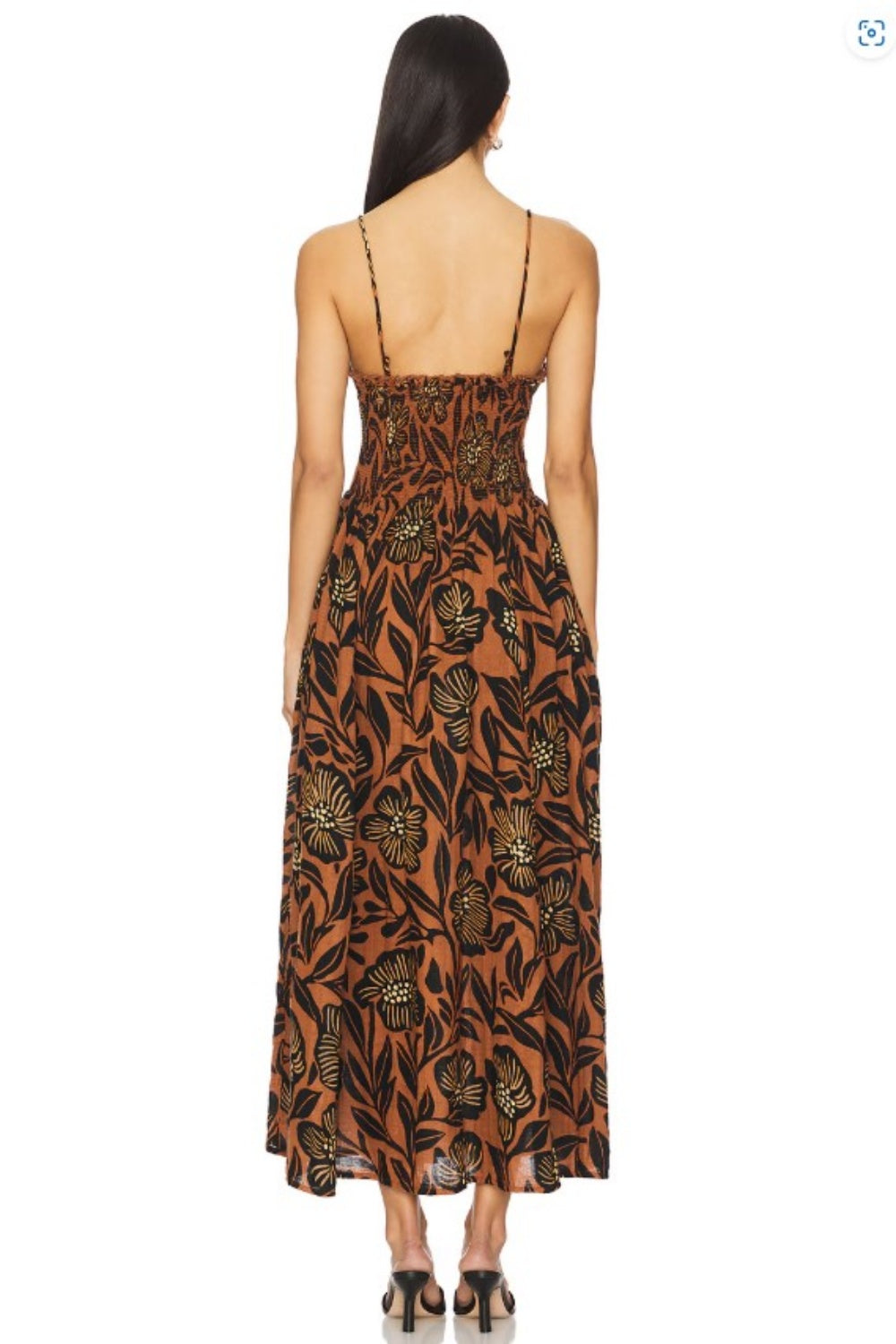 FREE PEOPLE SWEET NOTHINGS MIDI CHOCOLATE COMBO