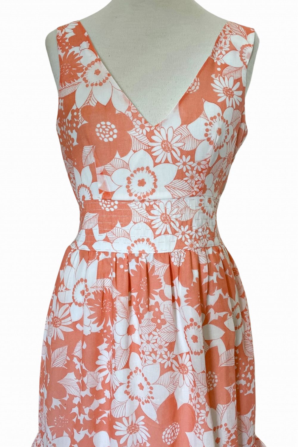 PINK PINEAPPLE STEVIE MAXI DRESS ORANGE SHERBET S10