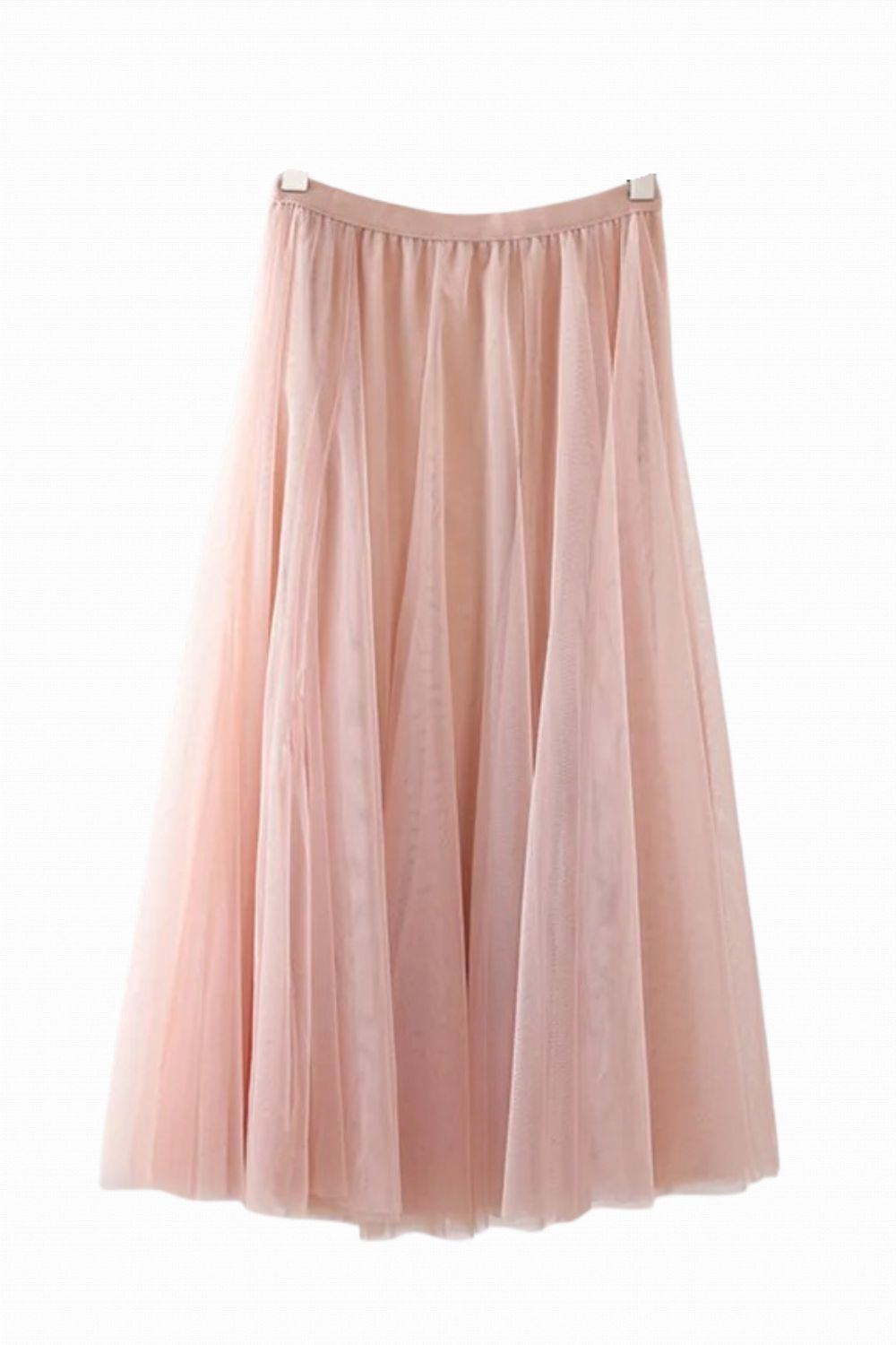 QUEENIE TANGO FOXTROT TULLE MIDI SKIRT BALLET PINK