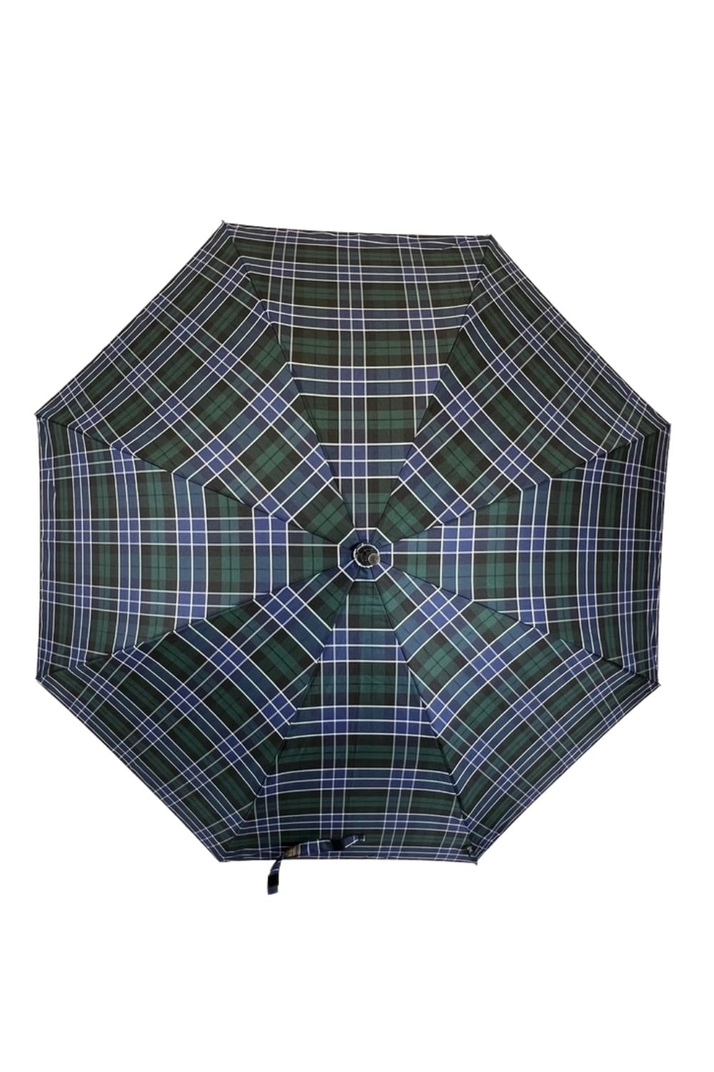 SOAKE TARTAN UMBRELLA BLUE