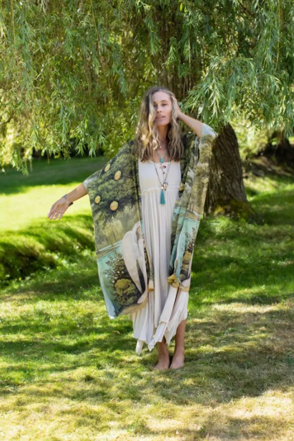 PRE-ORDER MARKET OF STARS TREE OF LIFE BAMBOO STARDUSTER KIMONO DUSTER