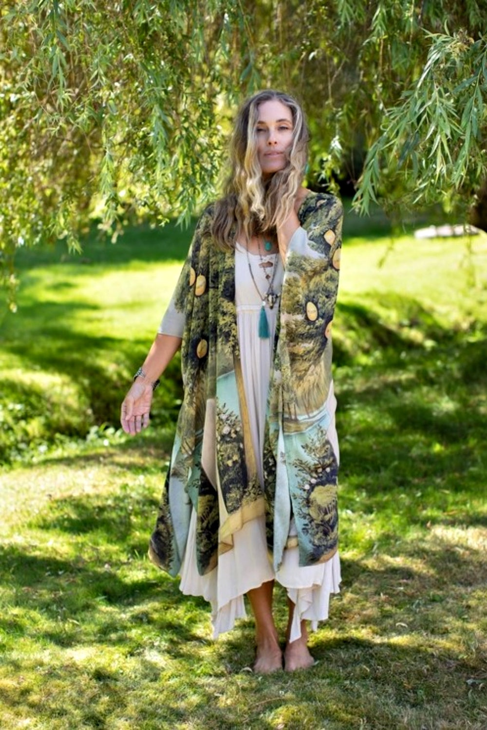 PRE-ORDER MARKET OF STARS TREE OF LIFE BAMBOO STARDUSTER KIMONO DUSTER