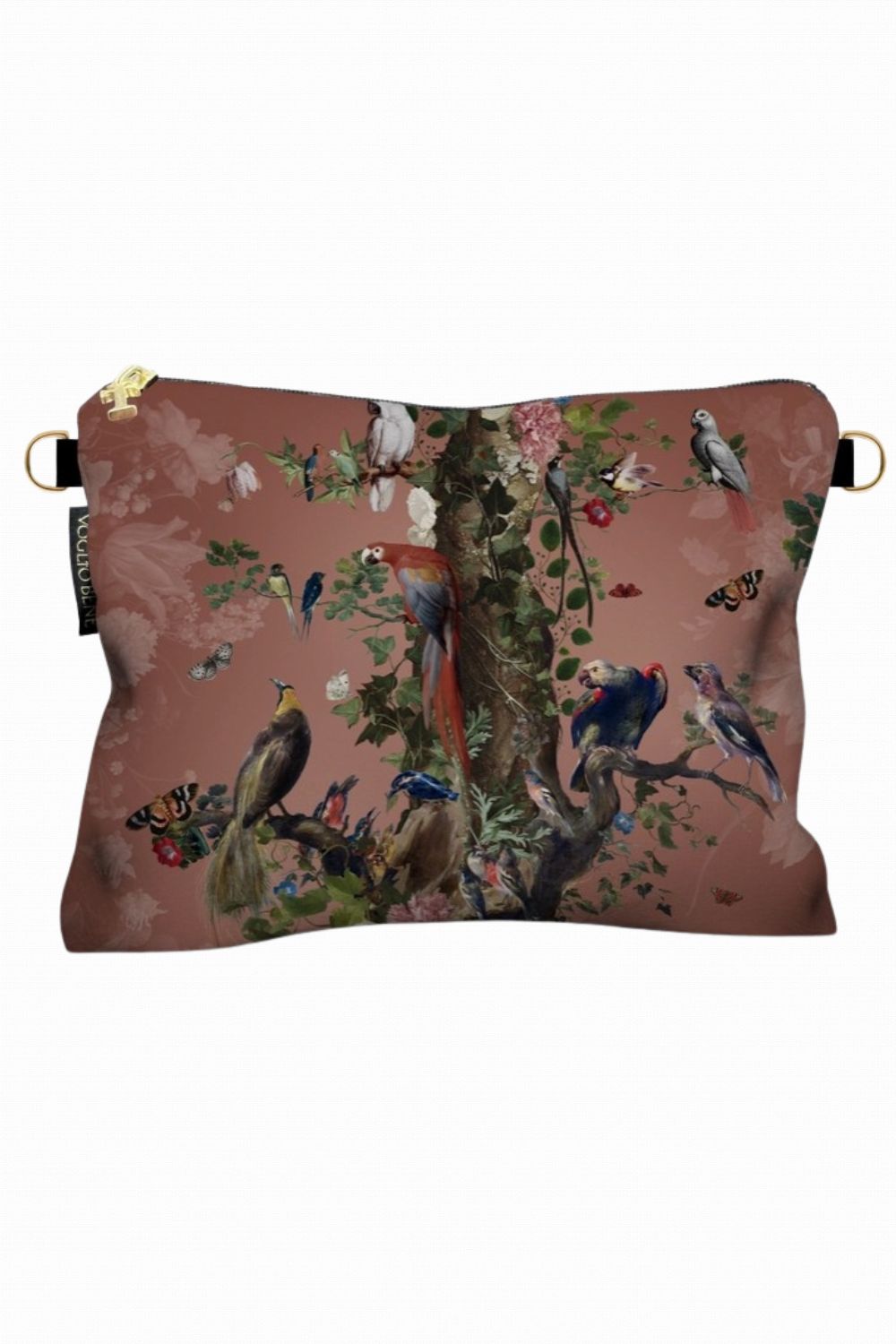 VOGLIO BENE TREE OF LIFE VELVET BAG