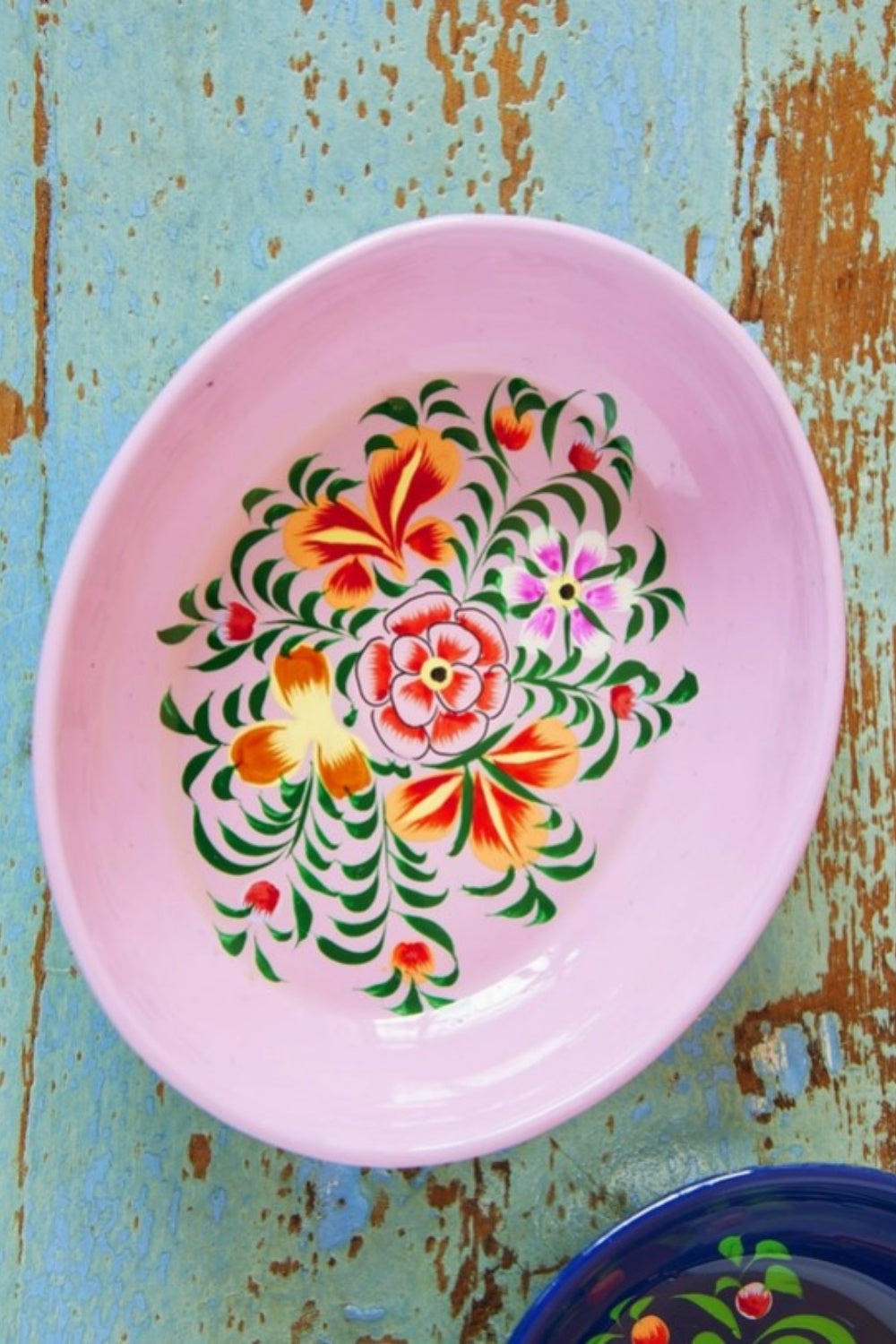 PETITE ENAMEL TRINKET DISH PALE PINK