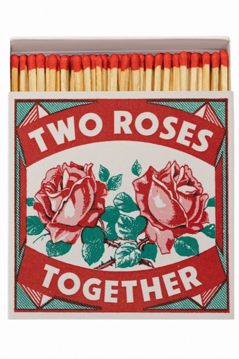 ARCHIVIST GALLERY TWO ROSES MATCH BOX