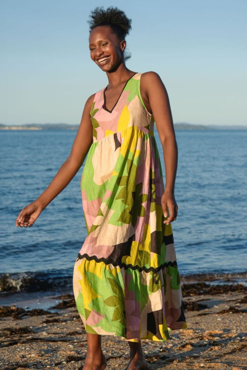 CURATE AHEAD OF THE GAME DRESS ABSTRACT LOVE