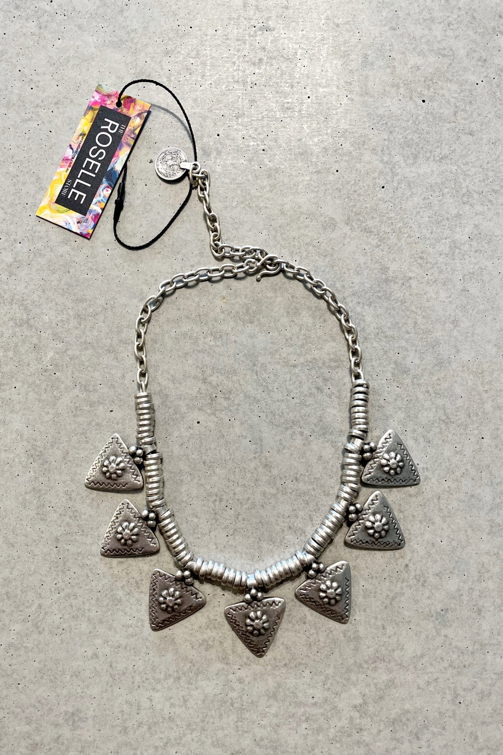ARROWHEAD SILVER NECKLACE