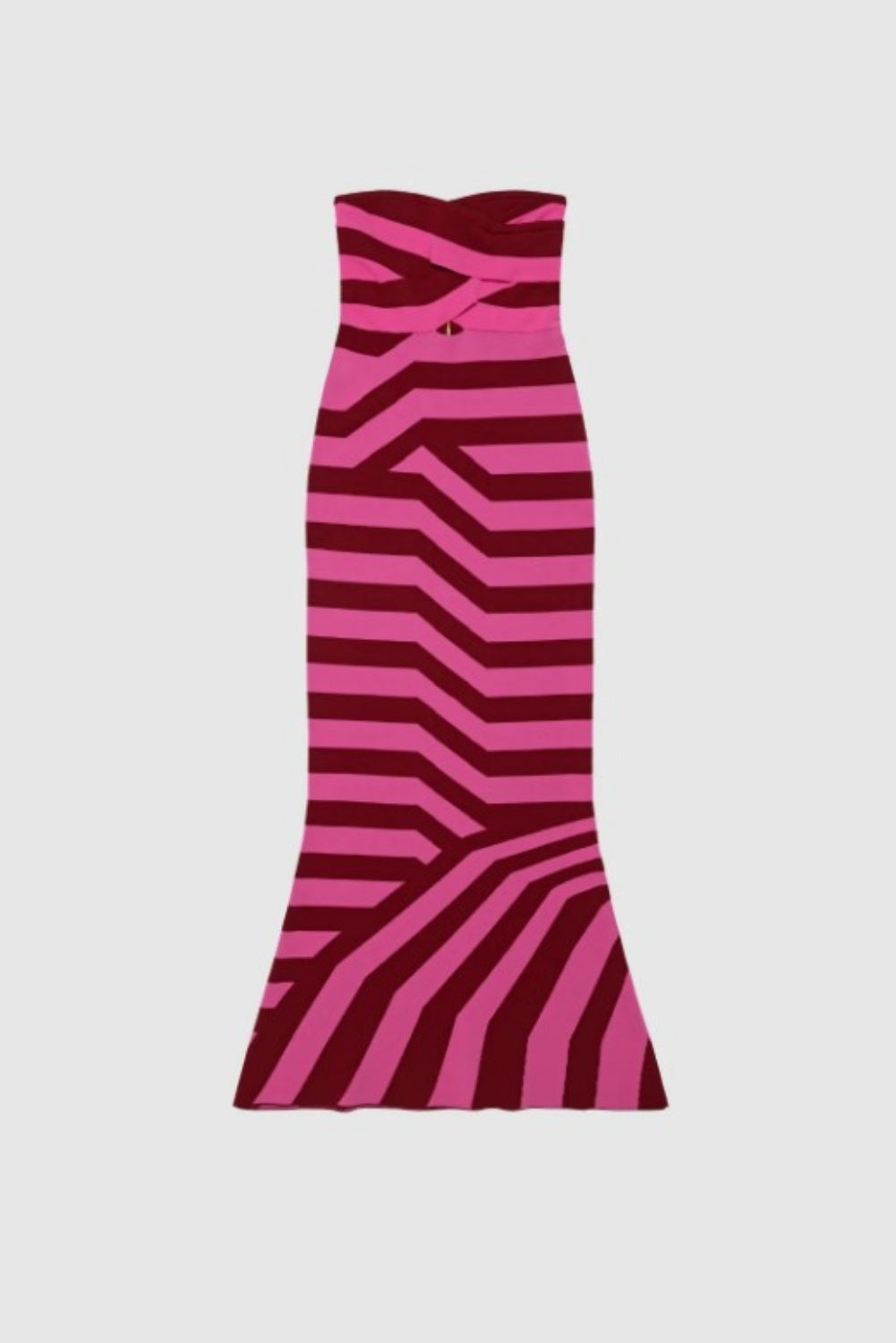 THE WOLF GANG AUDE MAXI DRESS BERRY