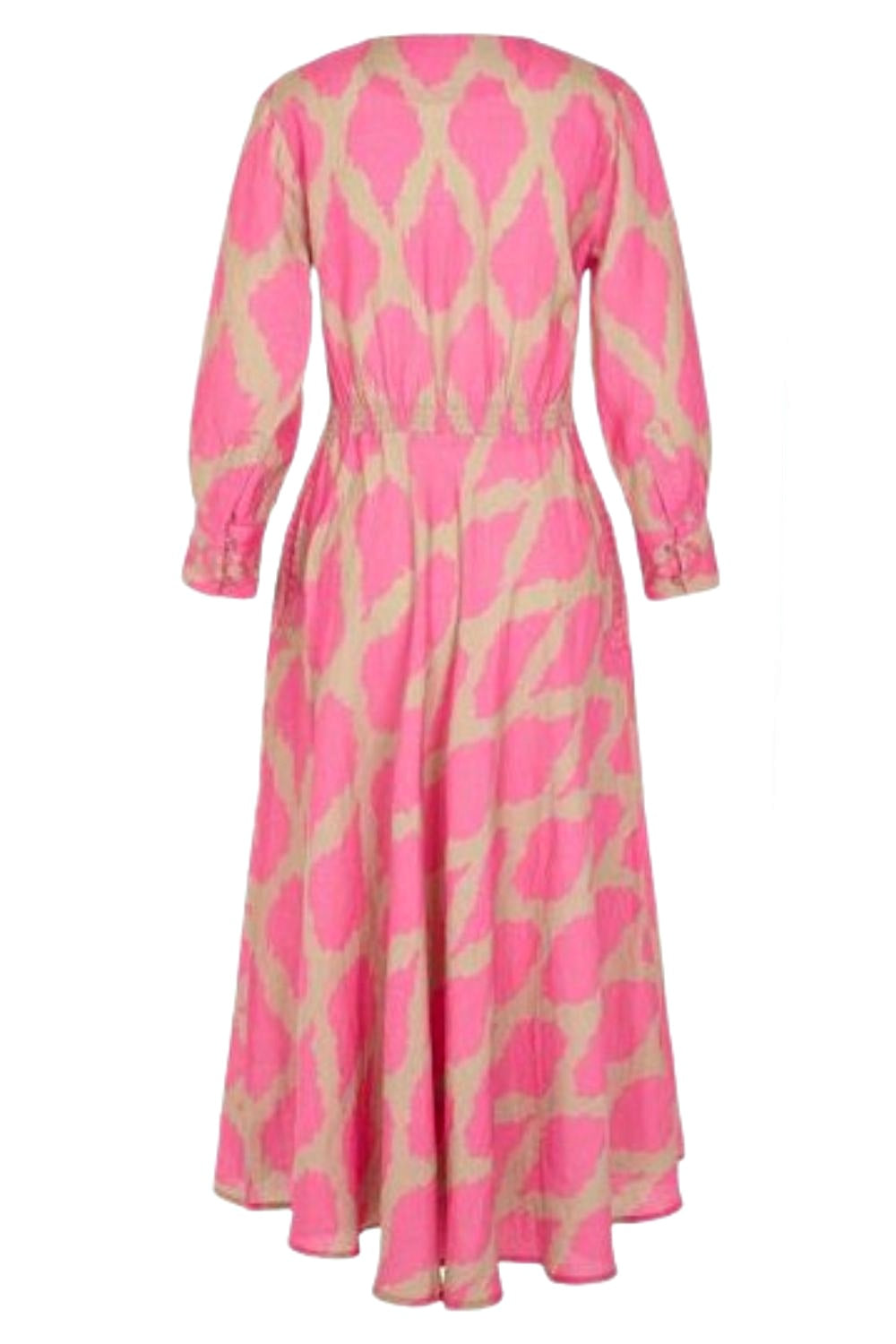 NIMO WITH LOVE AZURITE DRESS IKAT PINK