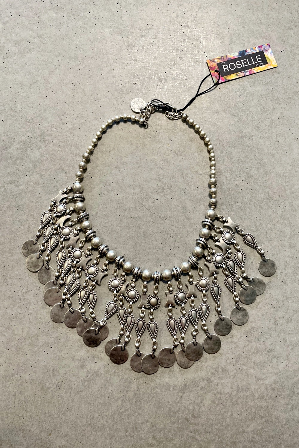 BAZAAR SILVER NECKLACE