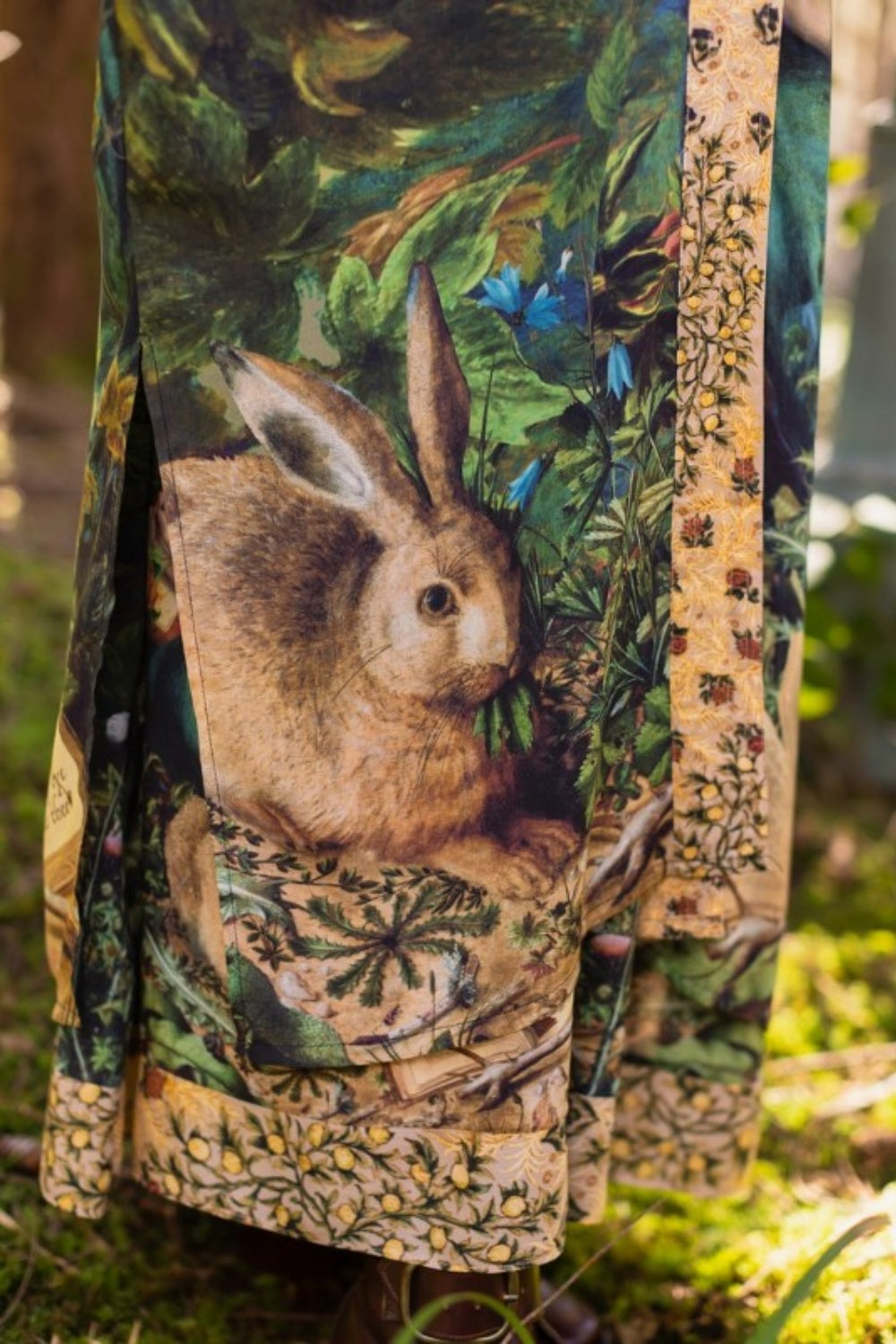 MARKET OF STARS BELLA NOTTE BAMBOO DUSTER KIMONO WITH BUNNY + MOON