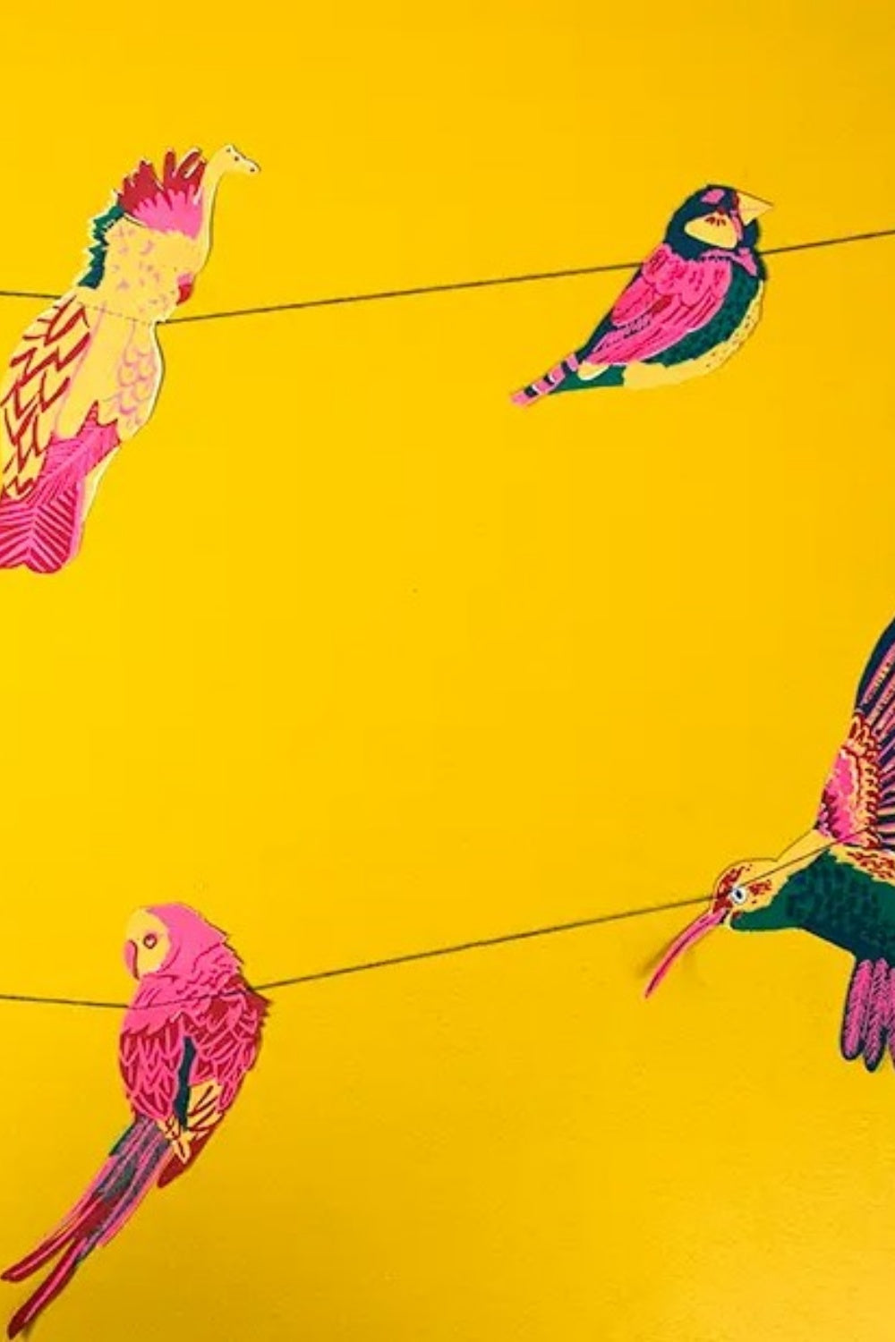 EAST END PRESS EXOTIC BIRD GARLAND