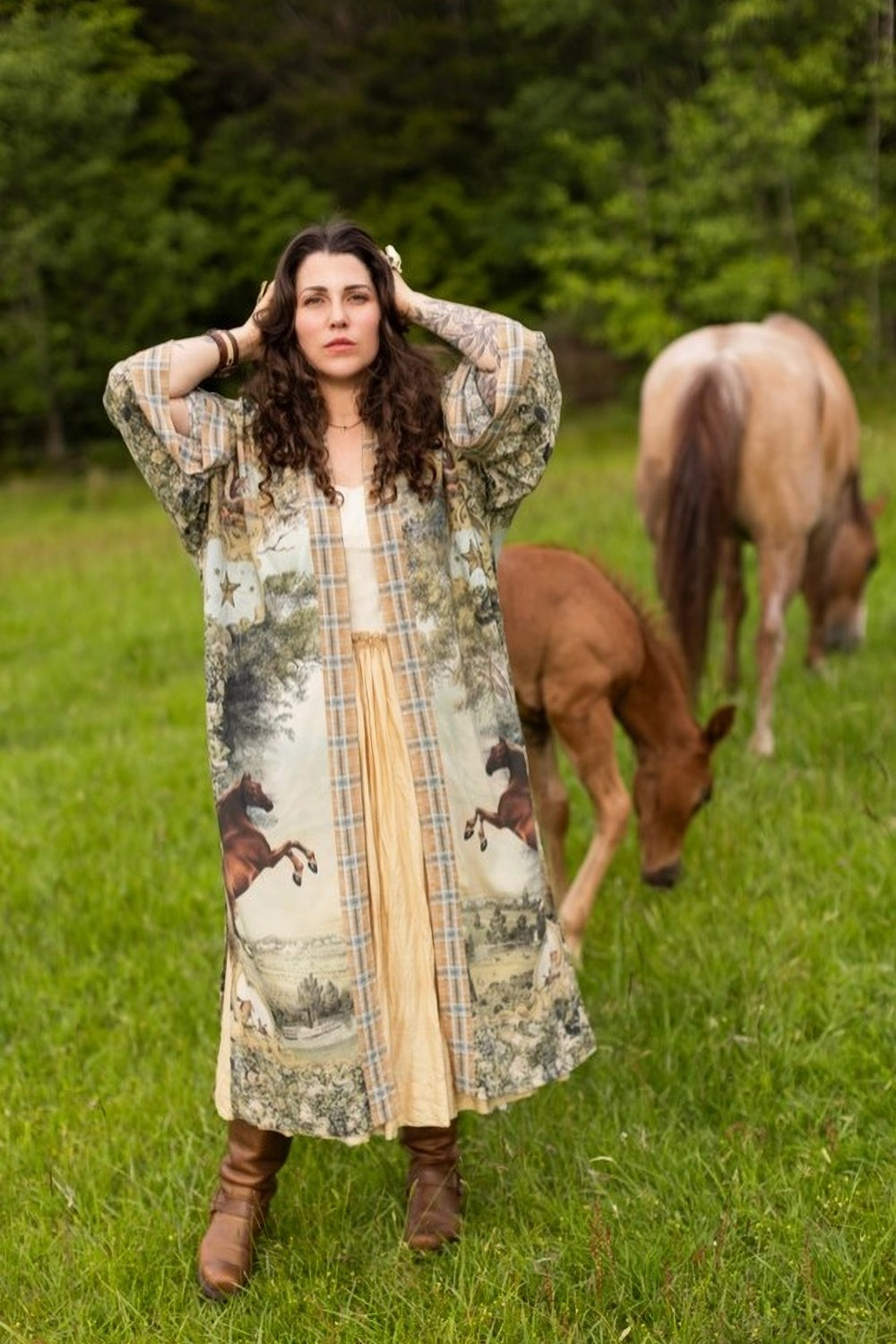 PRE-ORDER MARKET OF STARS BORN TO RUN DUSTER OPERA COAT LONG KIMONO