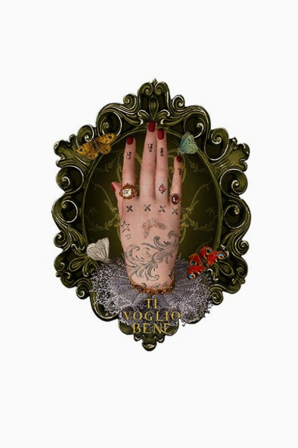 VOGLIO BENE MANO PODEROSA BROOCH