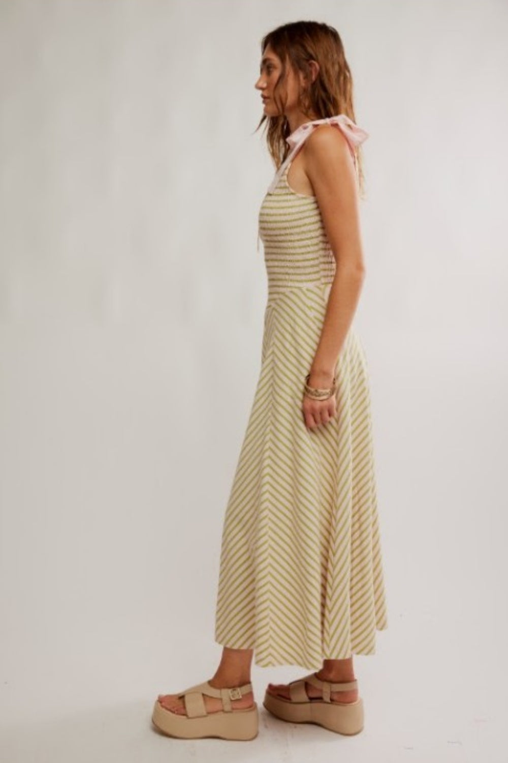 FREE PEOPLE CECILIA MIDI PALMA COMBO