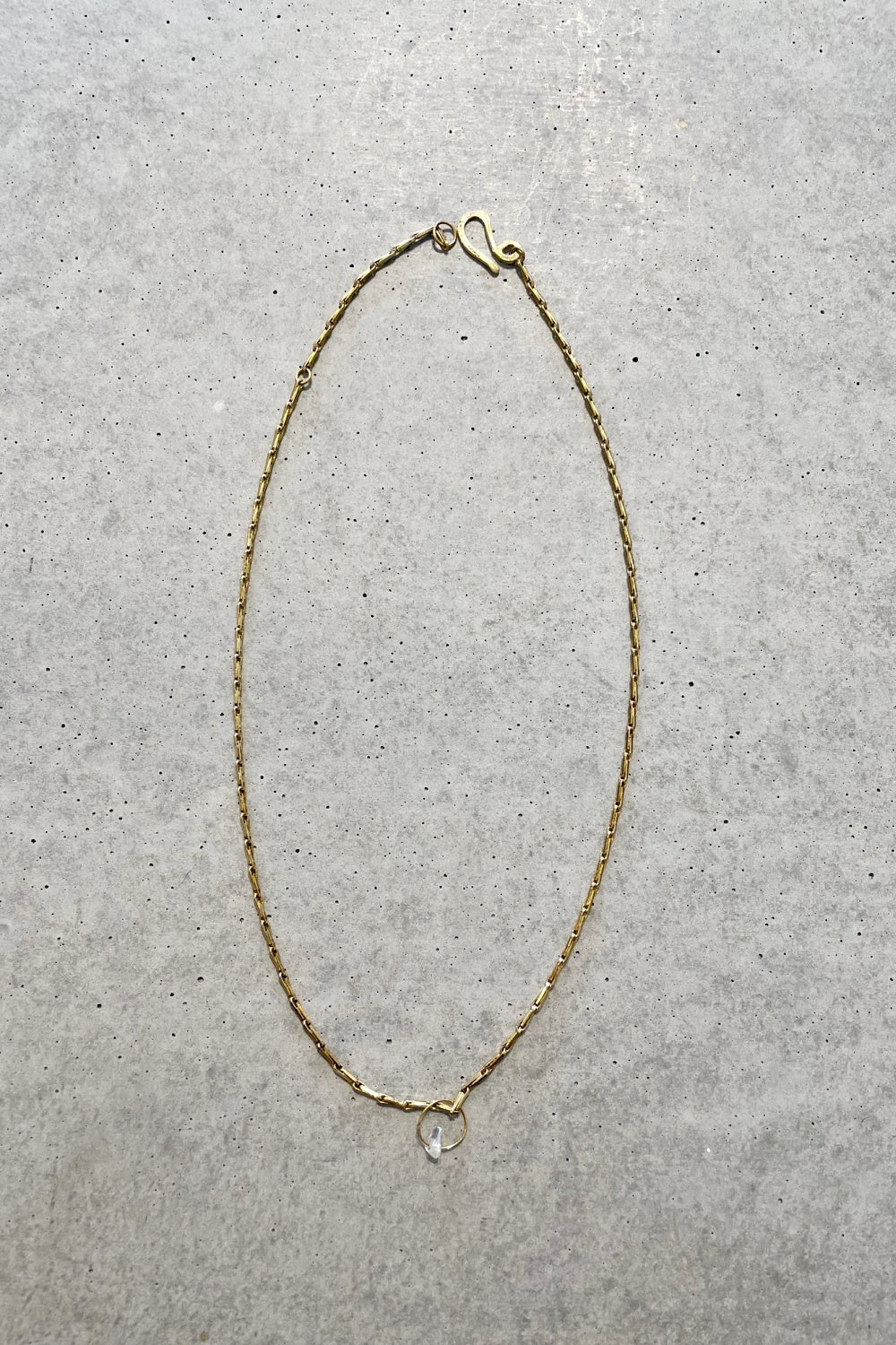 EMILIE SHAPIRO CITRINE GEM BIRTHSTONE (NOVEMBER) PENDANT ON CHAIN