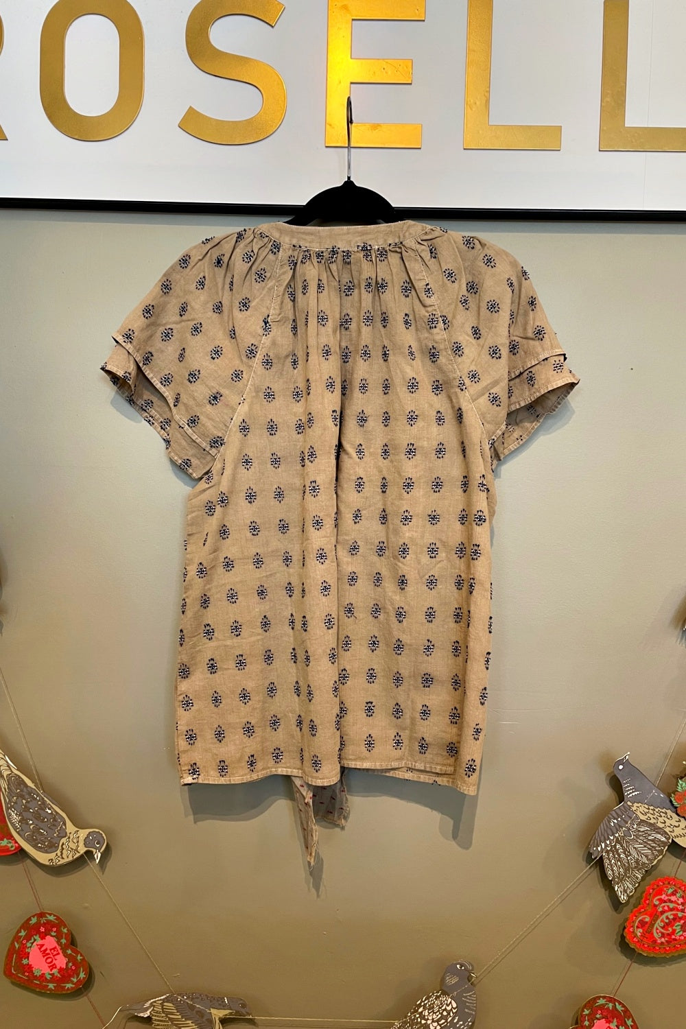 RAISED BY WOLVES COMPASS BLOUSE