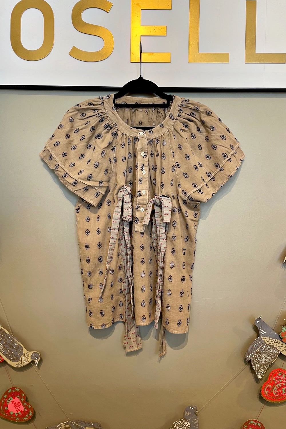 RAISED BY WOLVES COMPASS BLOUSE