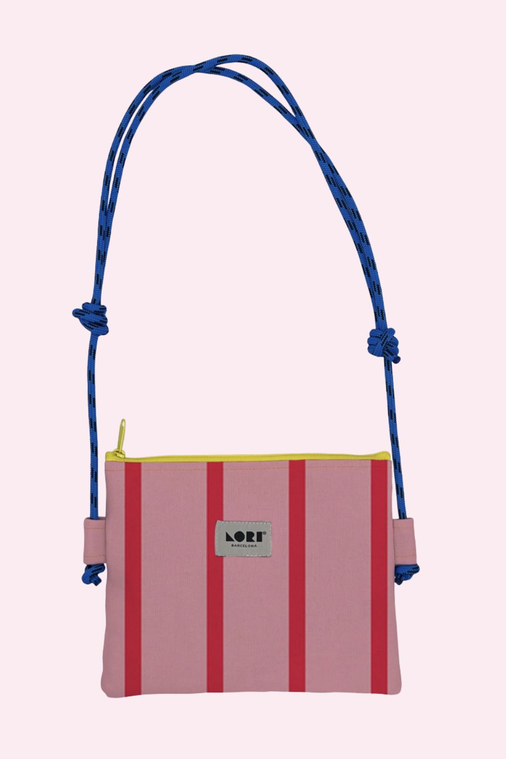 LORI BARCELONA MINI CROSSBODY BAG PINK + RED