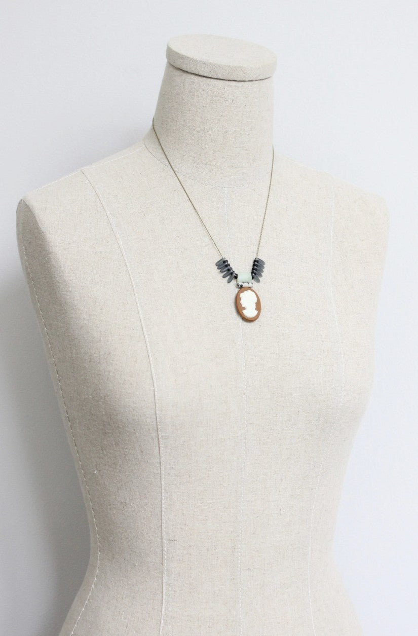 DAVID AUBREY CAMEO NECKLACE