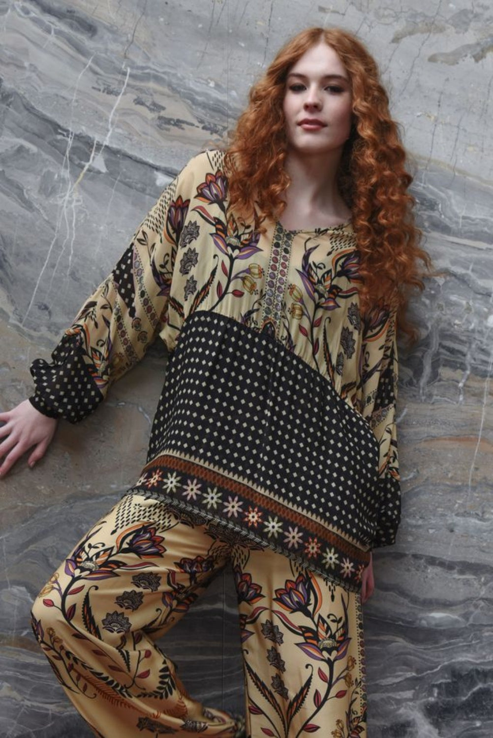 CURATE FIRED UP BLOUSE BORDER SPOT