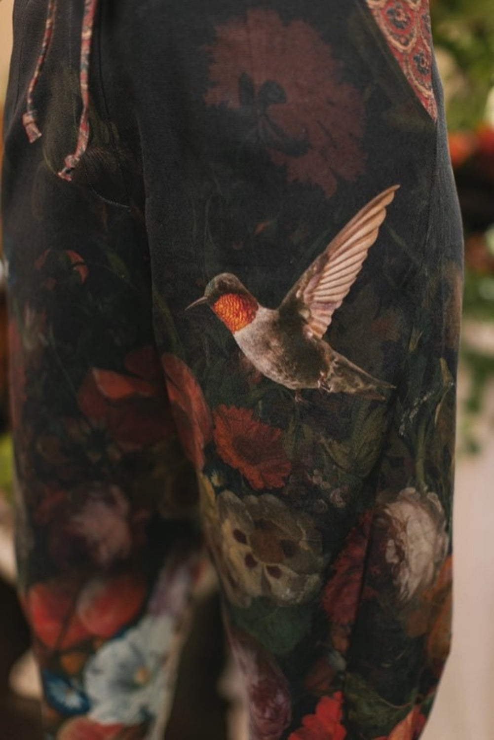 MARKET OF STARS FLIGHT OF FANCY LINEN CROPPED ARTIST PANTS