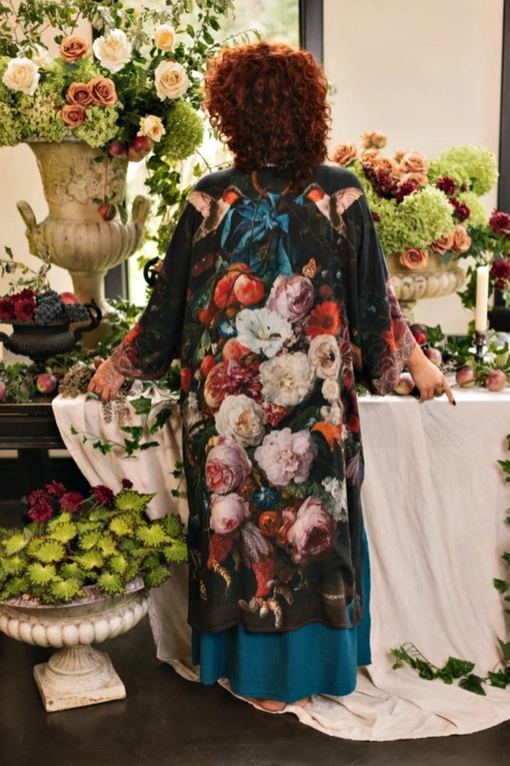 MARKET OF STARS FLIGHT OF FANCY OPERA DUSTER BAMBOO KIMONO