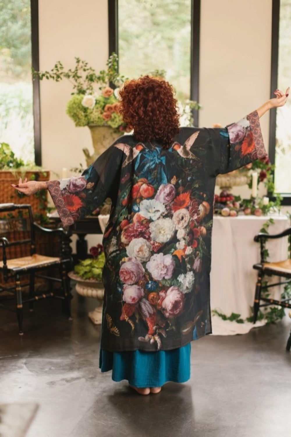 MARKET OF STARS FLIGHT OF FANCY OPERA DUSTER BAMBOO KIMONO