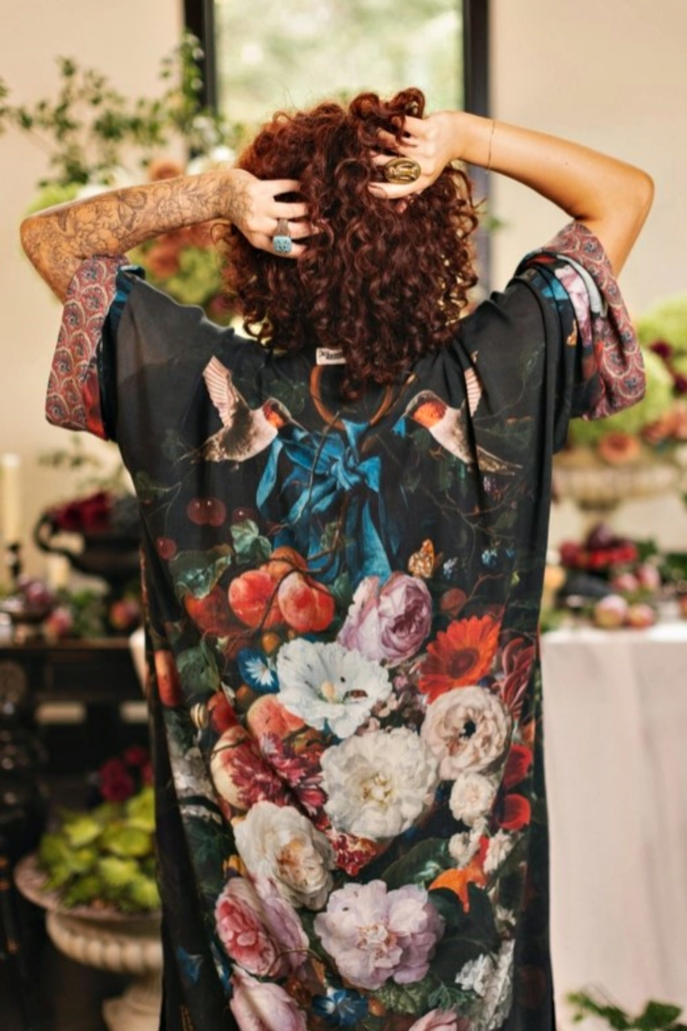 MARKET OF STARS FLIGHT OF FANCY OPERA DUSTER BAMBOO KIMONO