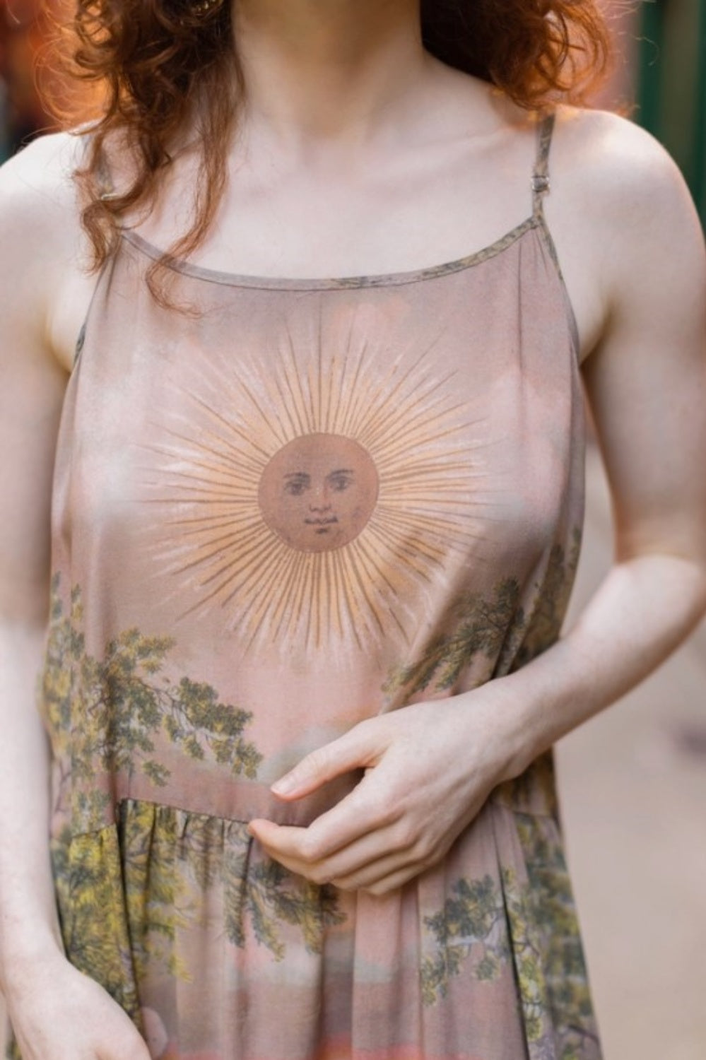 MARKET OF STARS FRIENDSHIP, LOVE + TRUTH VINTAGE WASH BOHEME SLIP DRESS