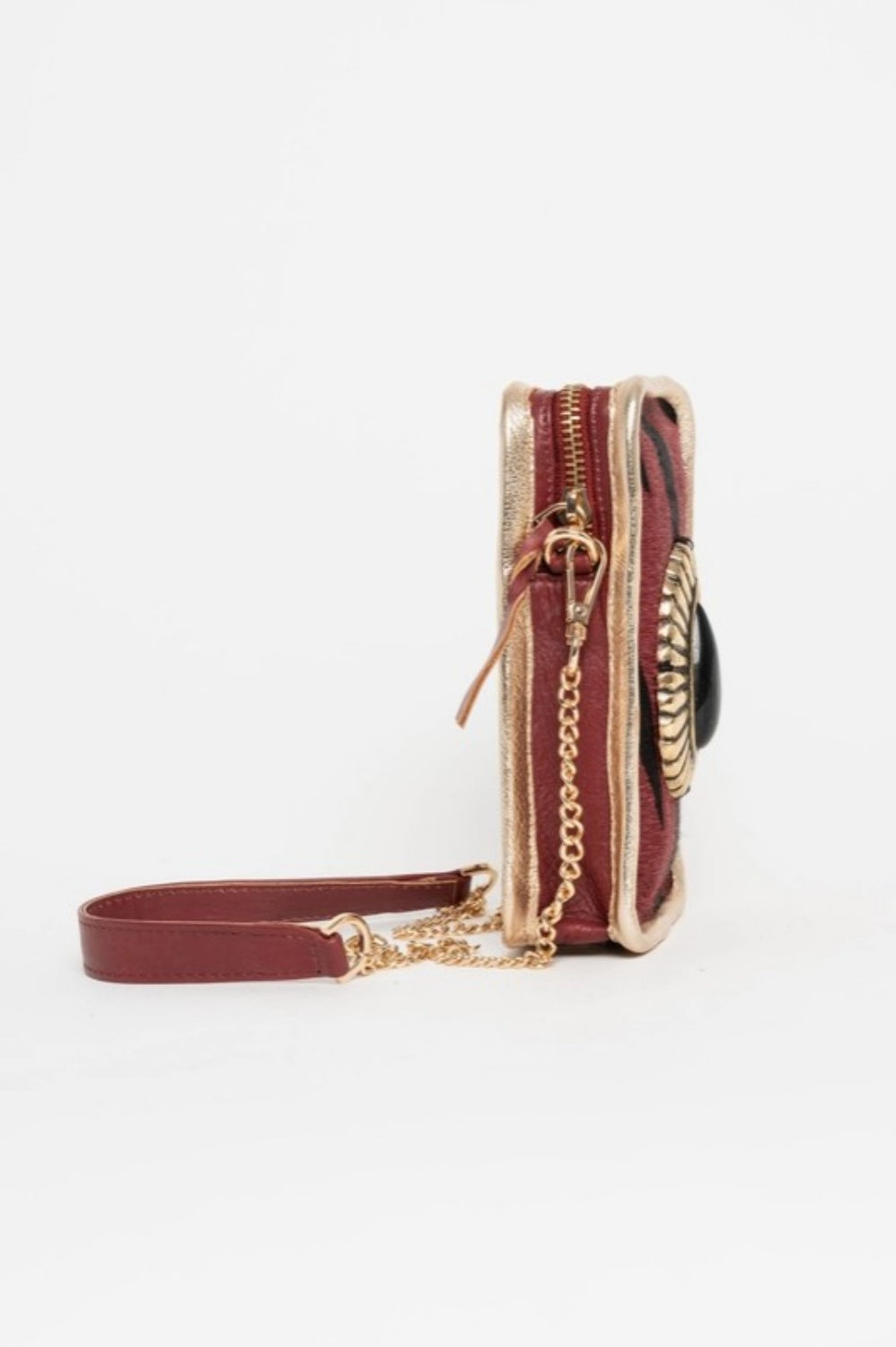 PITI CUITI GARNET JEWEL CROSSBODY PHONE BAG