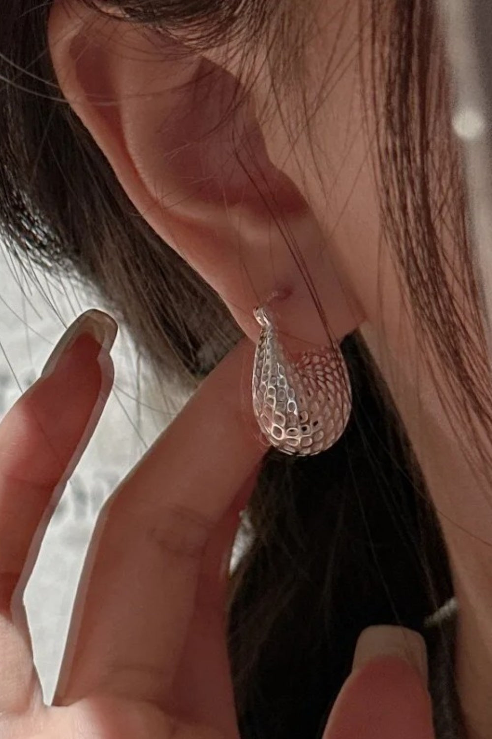 GENOA SILVER EARRINGS