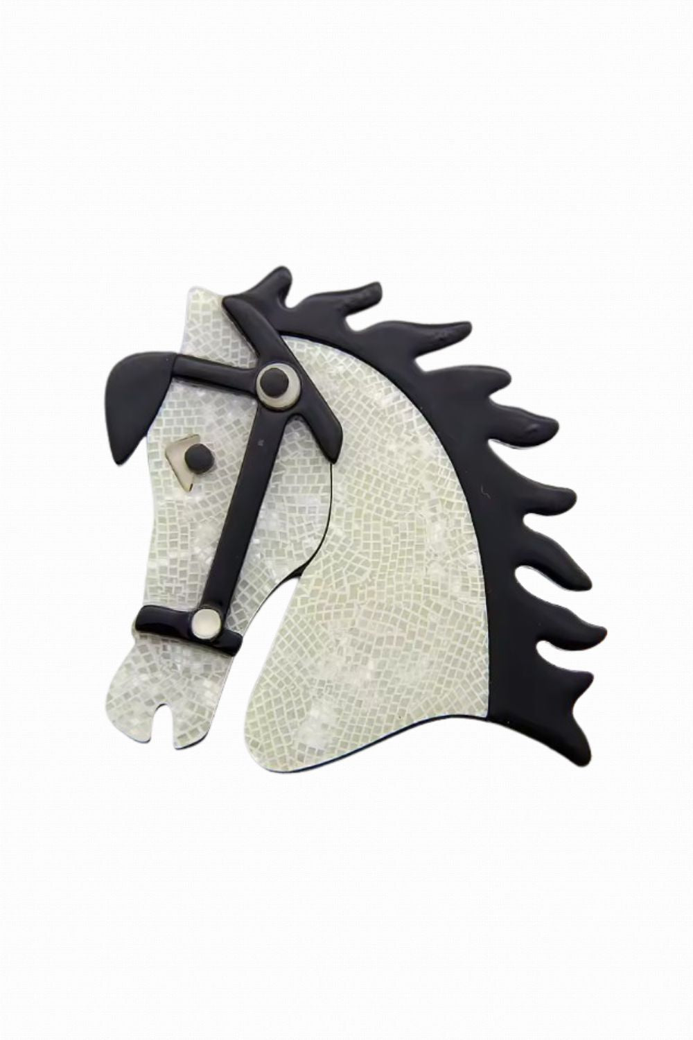 HORSE HEAD BROOCH