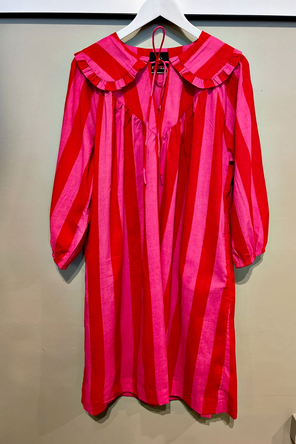 ROSELLE LALA DRESS RED + PINK