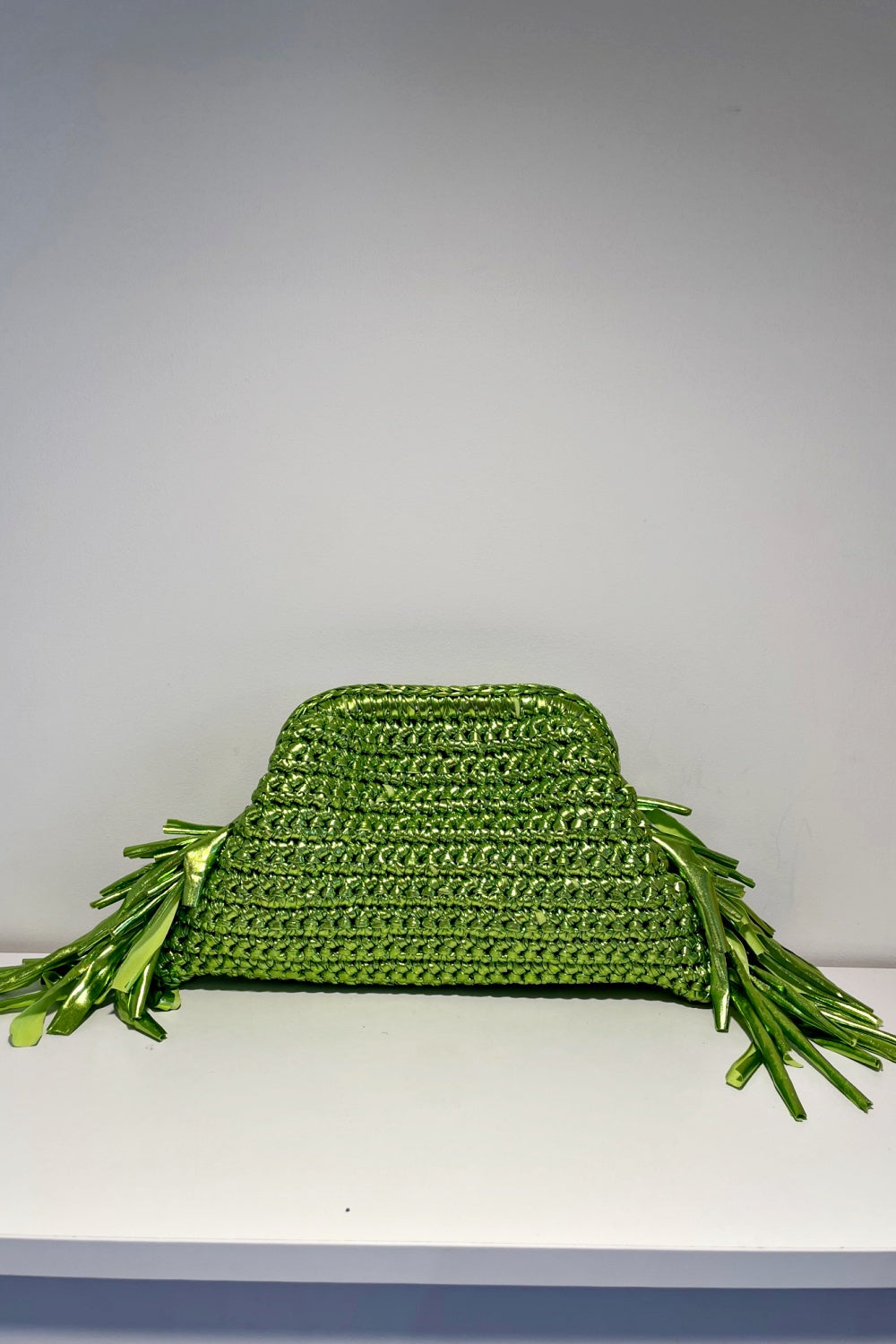 WONDERFUL OZ METALLIC CROCHET BAG