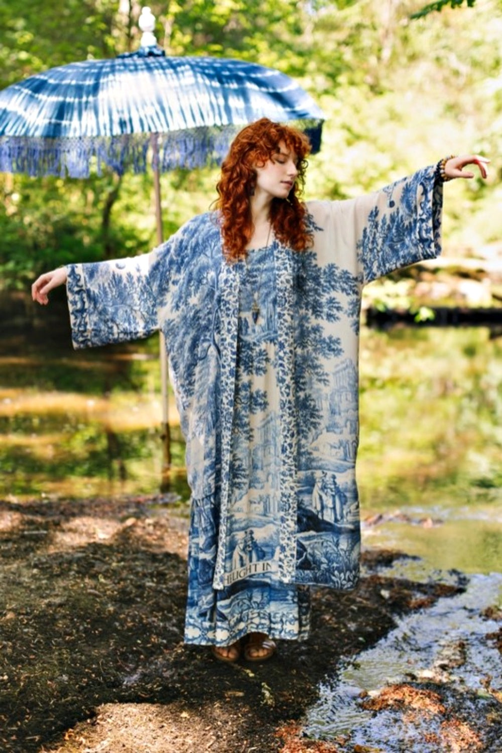MARKET OF STARS LET THE LIGHT IN OPERA DUSTER BAMBOO KIMONO