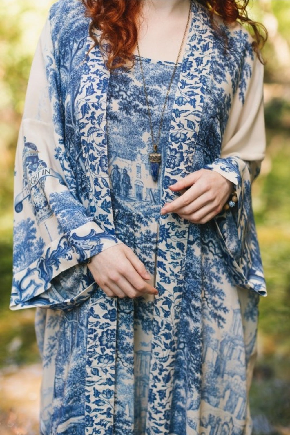 MARKET OF STARS LET THE LIGHT IN OPERA DUSTER BAMBOO KIMONO
