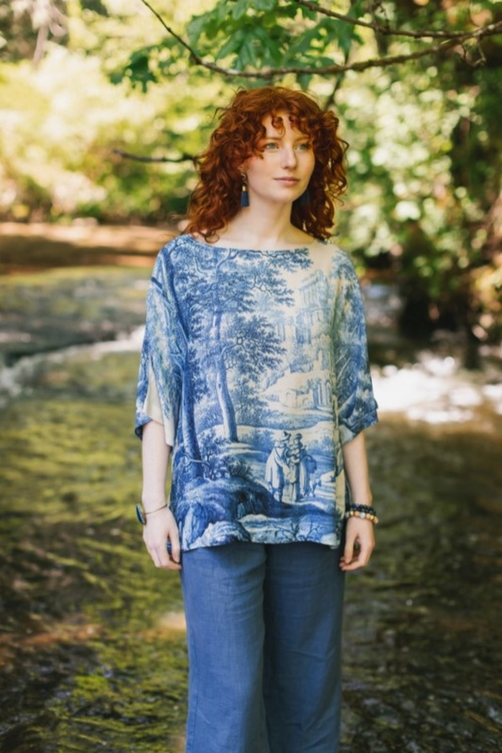 MARKET OF STARS LET THE LIGHT IN BAMBOO LUXE TEE SHIRT