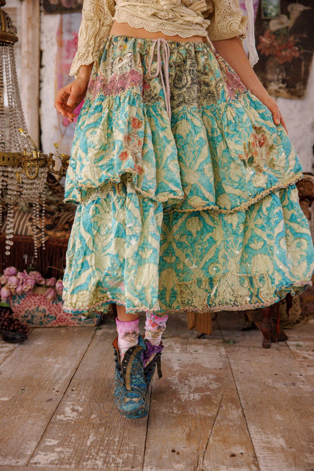 MAGNOLIA PEARL LAYERED LUCCA SKIRT #1226