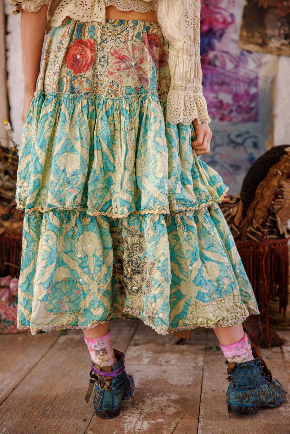 MAGNOLIA PEARL LAYERED LUCCA SKIRT #1226