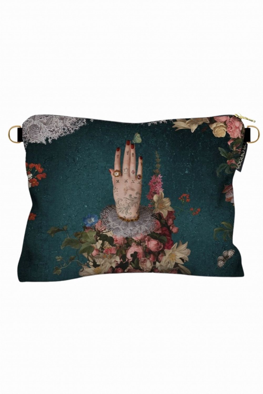 VOGLIO BENE MANO PODEROSA VELVET BAG