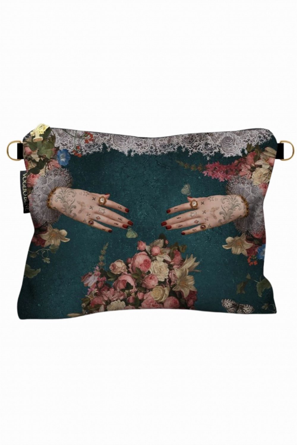 VOGLIO BENE MANO PODEROSA VELVET BAG