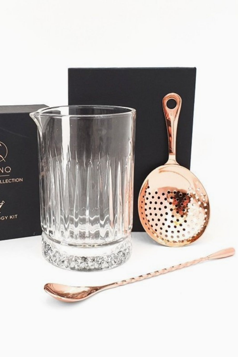 COPPER THREE PIECE MIXOLOGY SET