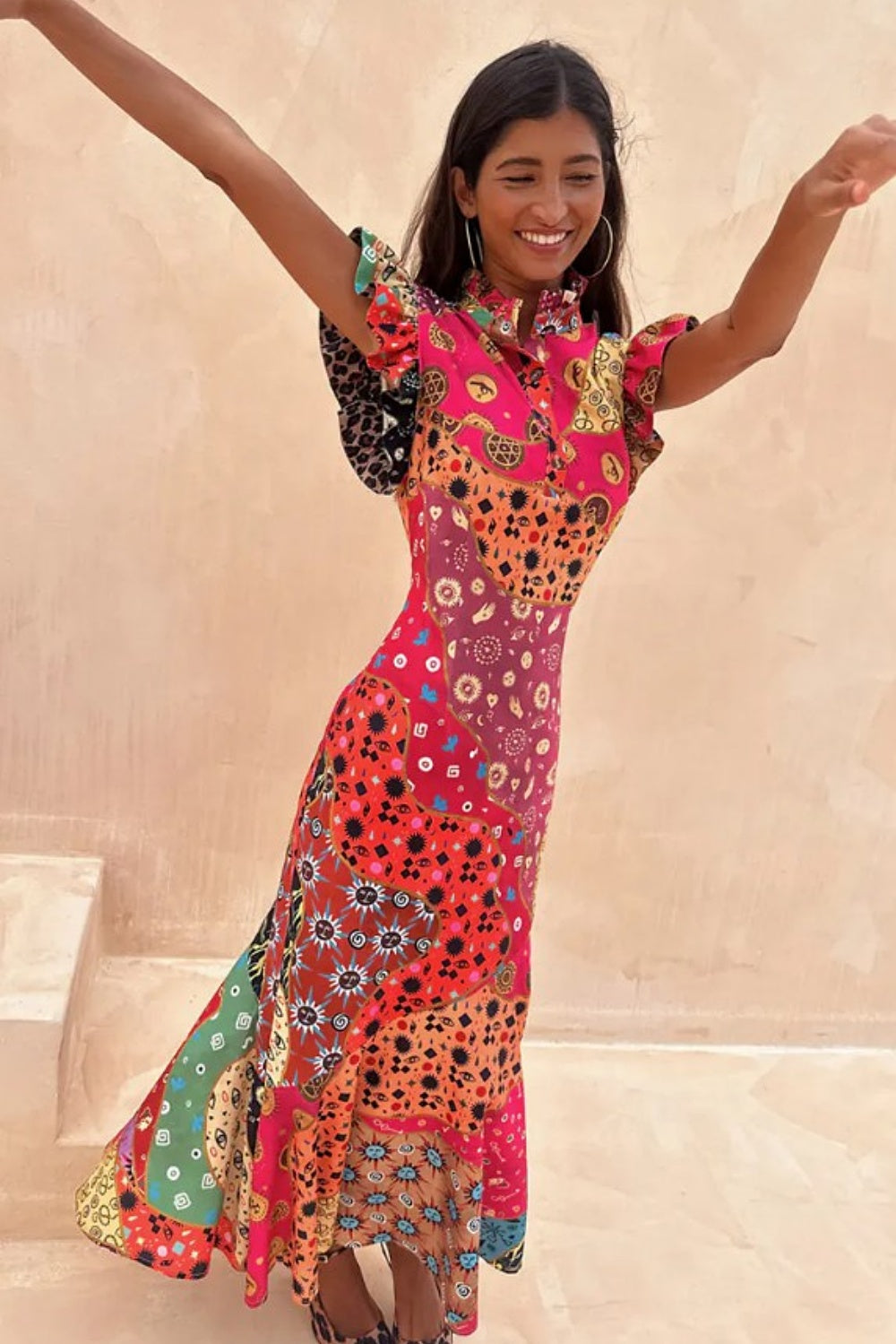 NEVER FULLY DRESSED MOROCCO REMI DRESS