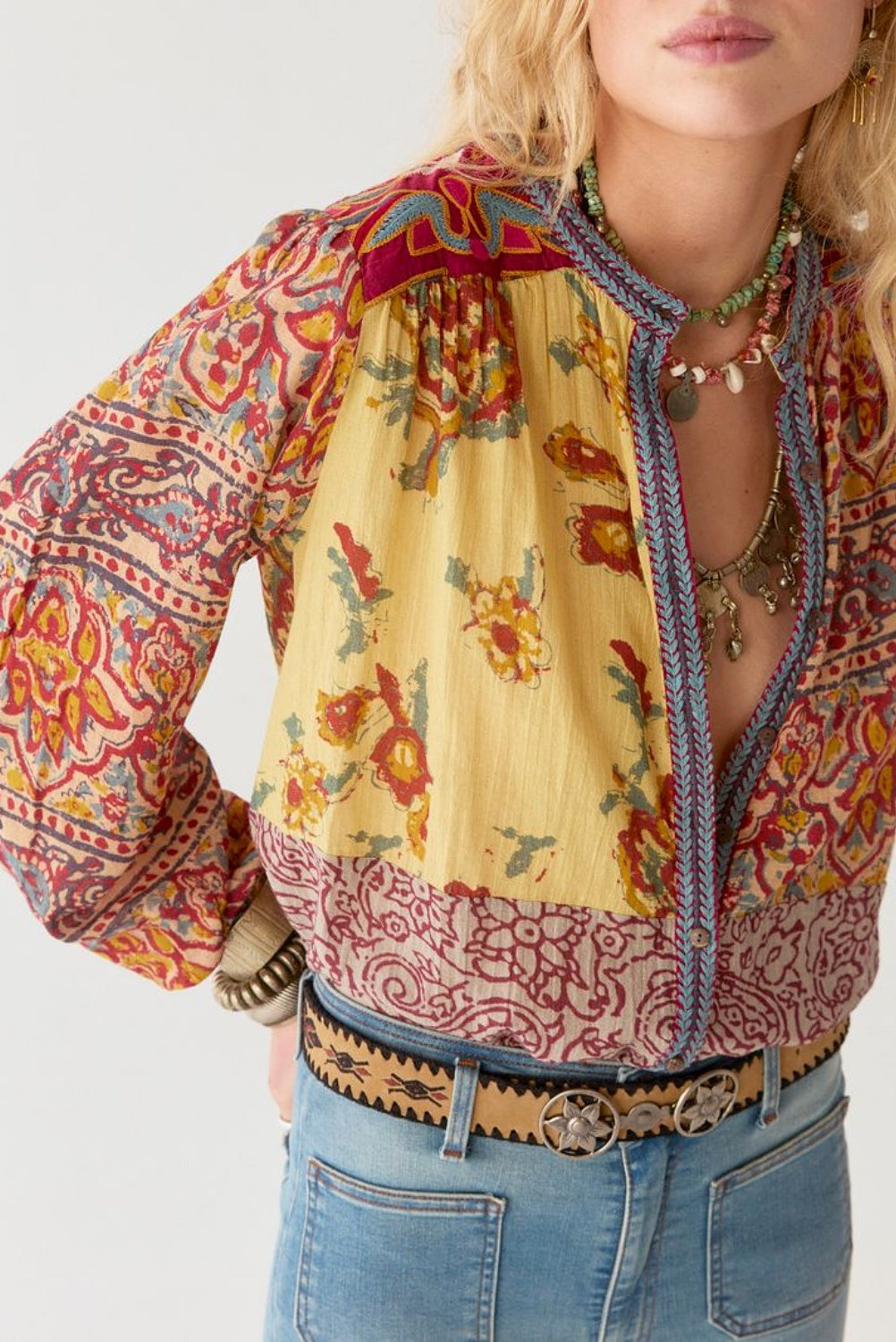 MAISON HOTEL LEANDRA BLOUSE MULUMBIMBY PATCH